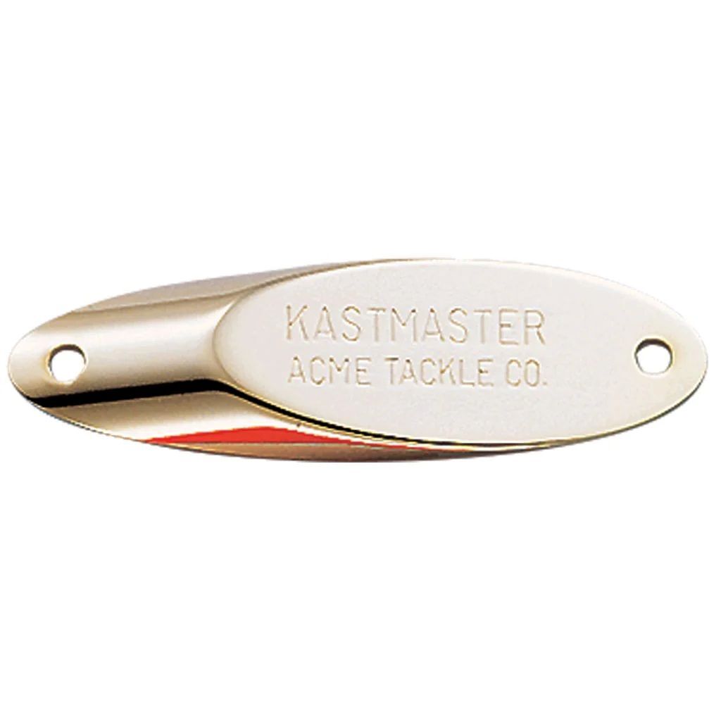 Acme Tackle Kastmaster Plain Treble Hook Gold, 1/8-Oz