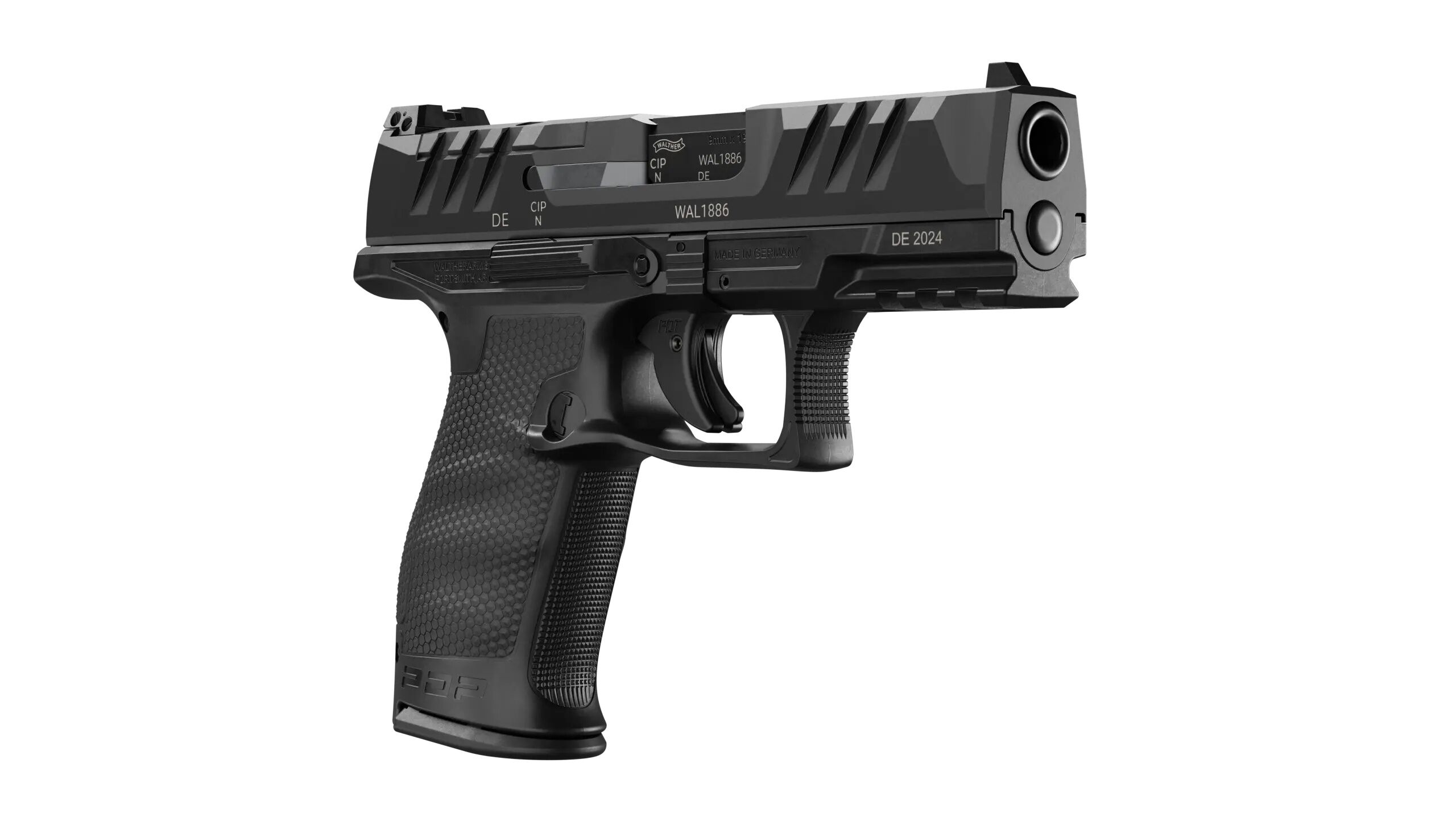 Walther PDP 9mm Compact Optics Ready Pistol, 10-Rd