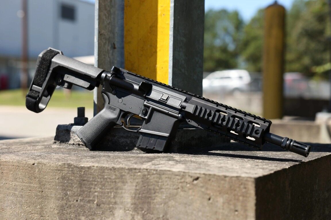 DPMS Kitty Kat DP-15 .338 ARC 8.5" Semi-Auto Braced AR-15 Pistol, 10-Rd