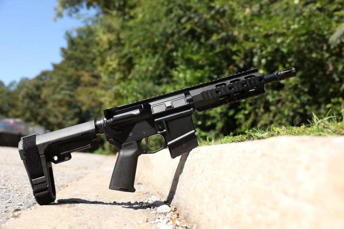 DPMS Kitty Kat DP-15 .338 ARC 8.5" Semi-Auto Braced AR-15 Pistol, 10-Rd