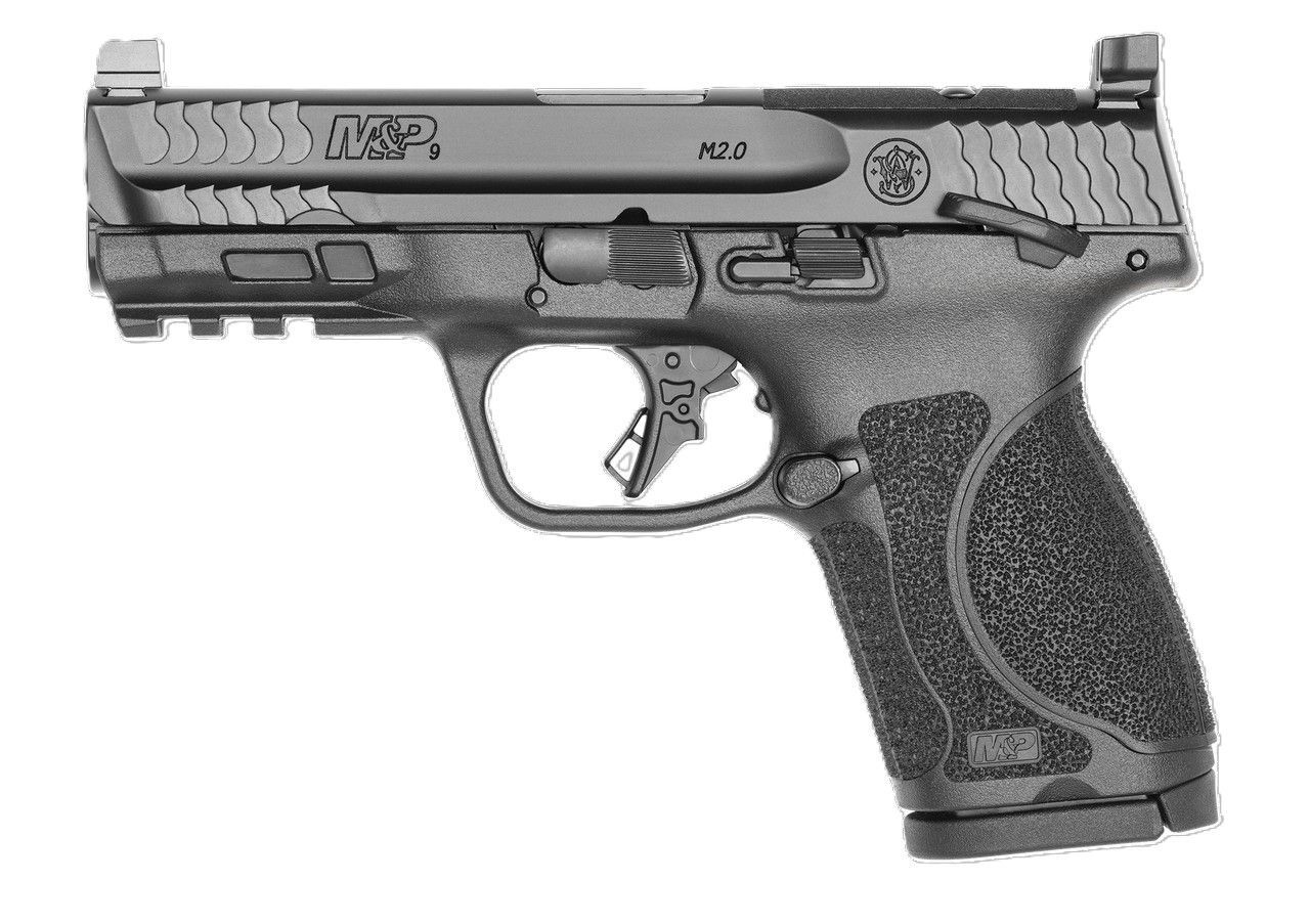 Smith & Wesson M&P 9 M2.0 9mm Compact Optics Ready Pistol With Manual Safety, 10-Rd