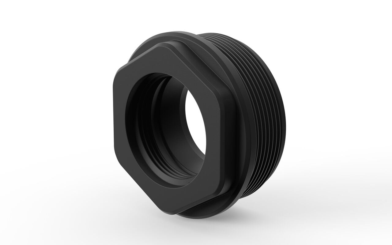 Breek Arms Titanium Plan B HUB ONE Low Profile Universal Suppressor Mount, 1 3/8x24