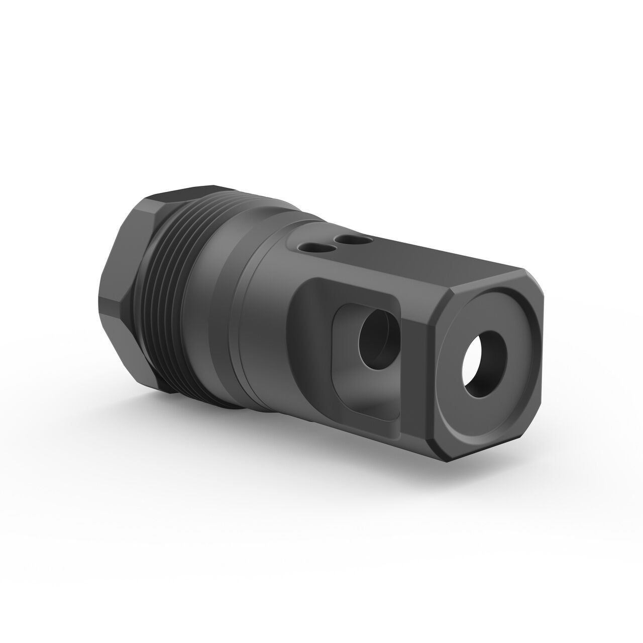 Breek Arms Plan B Echo Single Port 5.56mm Muzzle Brake, 1/2x28