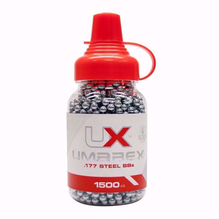 Umarex UZ .177 Caliber, Steel Airgun BB, 1500-Ct