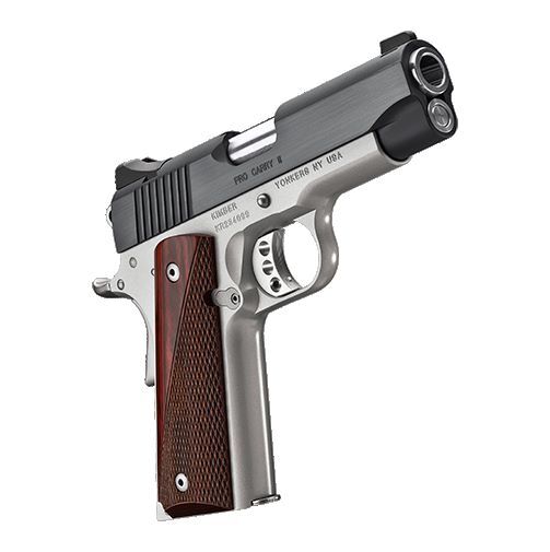 Kimber Pro Carry II Two-Tone .45 ACP Black & Stainless Compact Pistol, 7-Rd