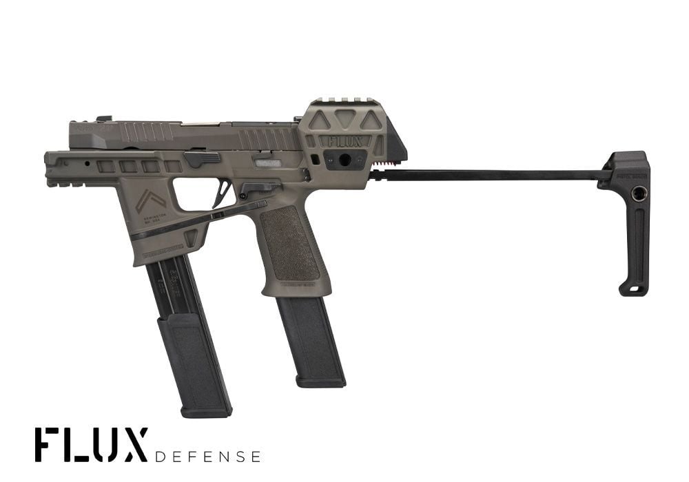 Sig Sauer P320-FLUX Legion 9mm Full Size Gray Comp Braced PCC Pistol With Manual Safety, 30-Rd