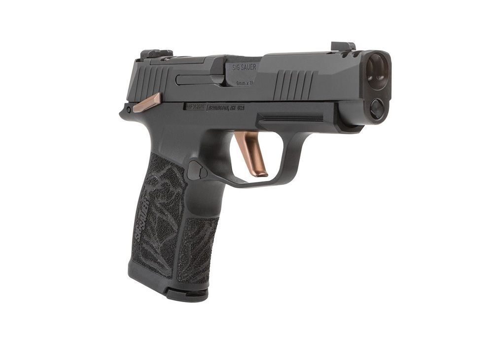 Sig Sauer P365-XL Rose Comp 9mm Micro Compact Optics Ready Comp Pistol With Manual Safety, 12-Rd