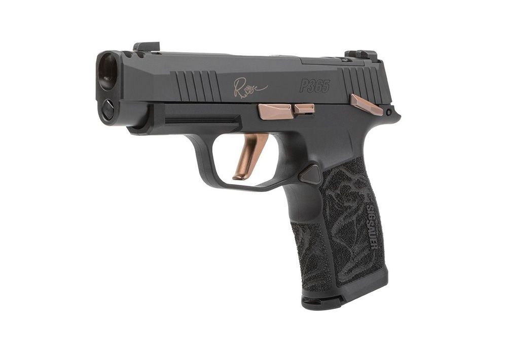Sig Sauer P365-XL Rose Comp 9mm Micro Compact Optics Ready Comp Pistol With Manual Safety, 12-Rd