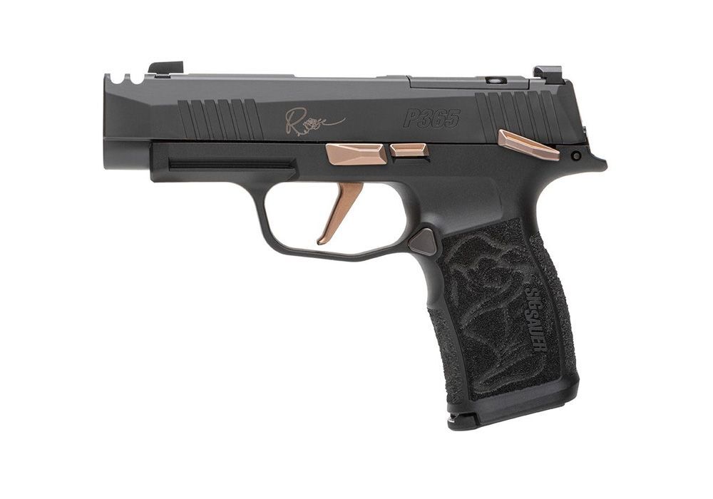 Sig Sauer P365-XL Rose Comp 9mm Micro Compact Optics Ready Comp Pistol With Manual Safety, 12-Rd