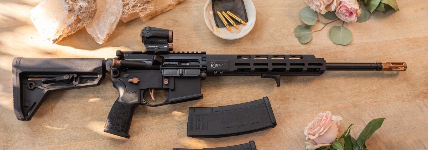 Sig Sauer M400 Rose 5.56 NATO 16" Semi-Auto AR-15 Rifle, 30-Rd