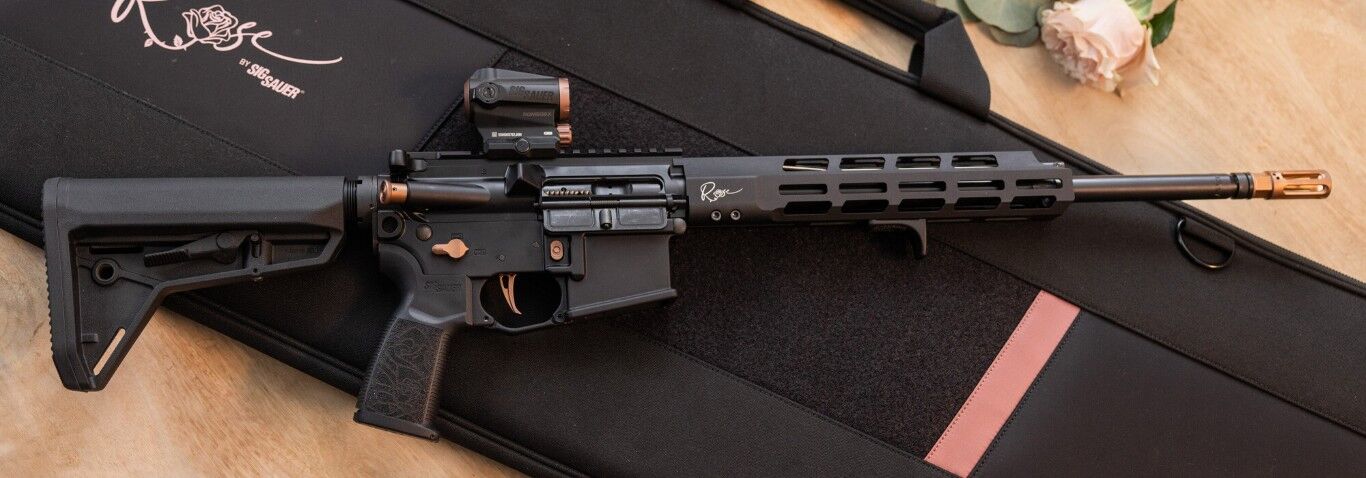 Sig Sauer M400 Rose 5.56 NATO 16" Semi-Auto AR-15 Rifle, 30-Rd