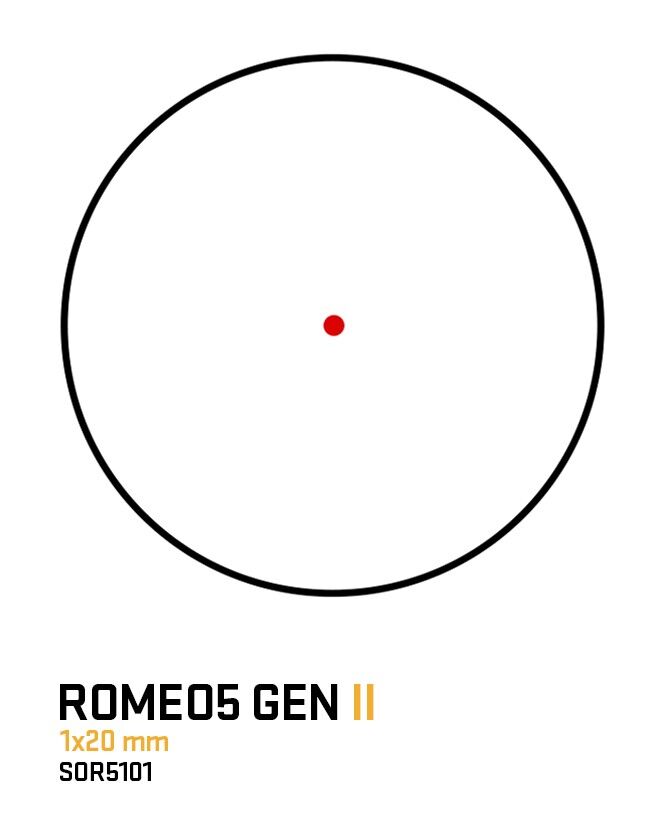 Sig Sauer Romeo Gen II 1x20MM Red Dot Sight