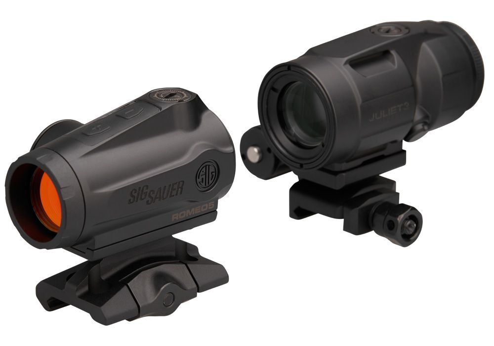 Sig Sauer Romeo5 Gen II Red Dot Sight And Juliet3-Micro Magnifier
