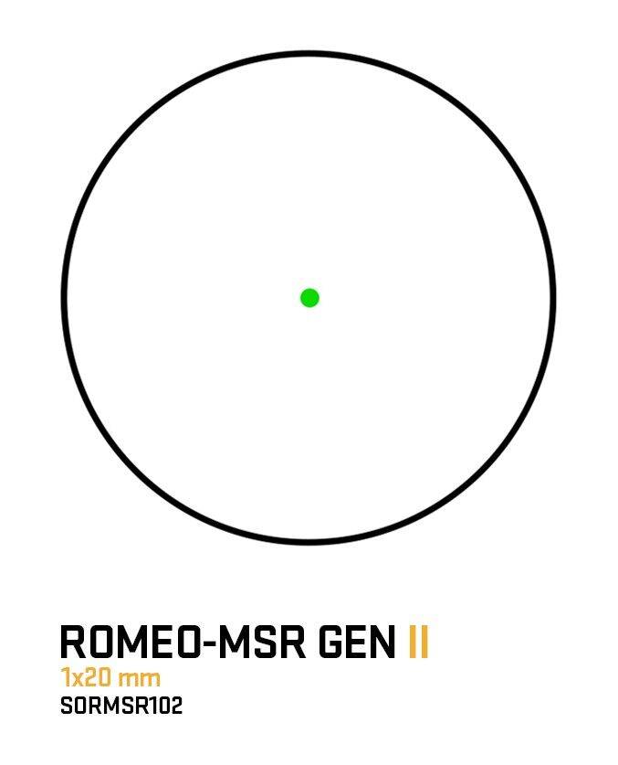 Sig Sauer Romeo-MSR GEN II 1x20-mm Green Dot Sight