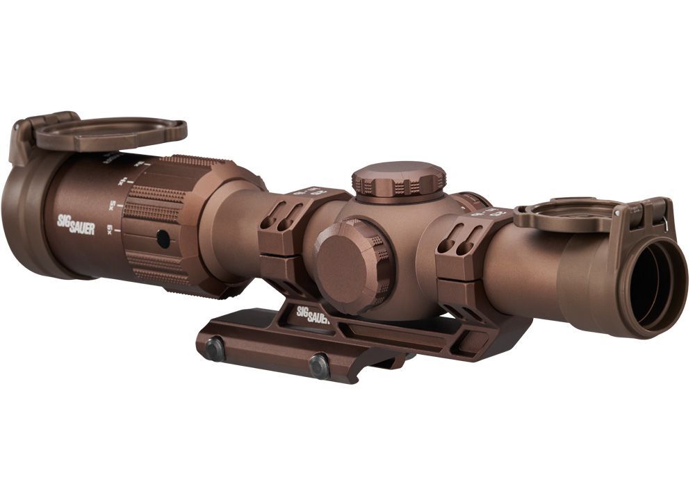 Sig Sauer Tango-MSR LPVO 1-6x24mm Coyote Tan Riflescope With Mount