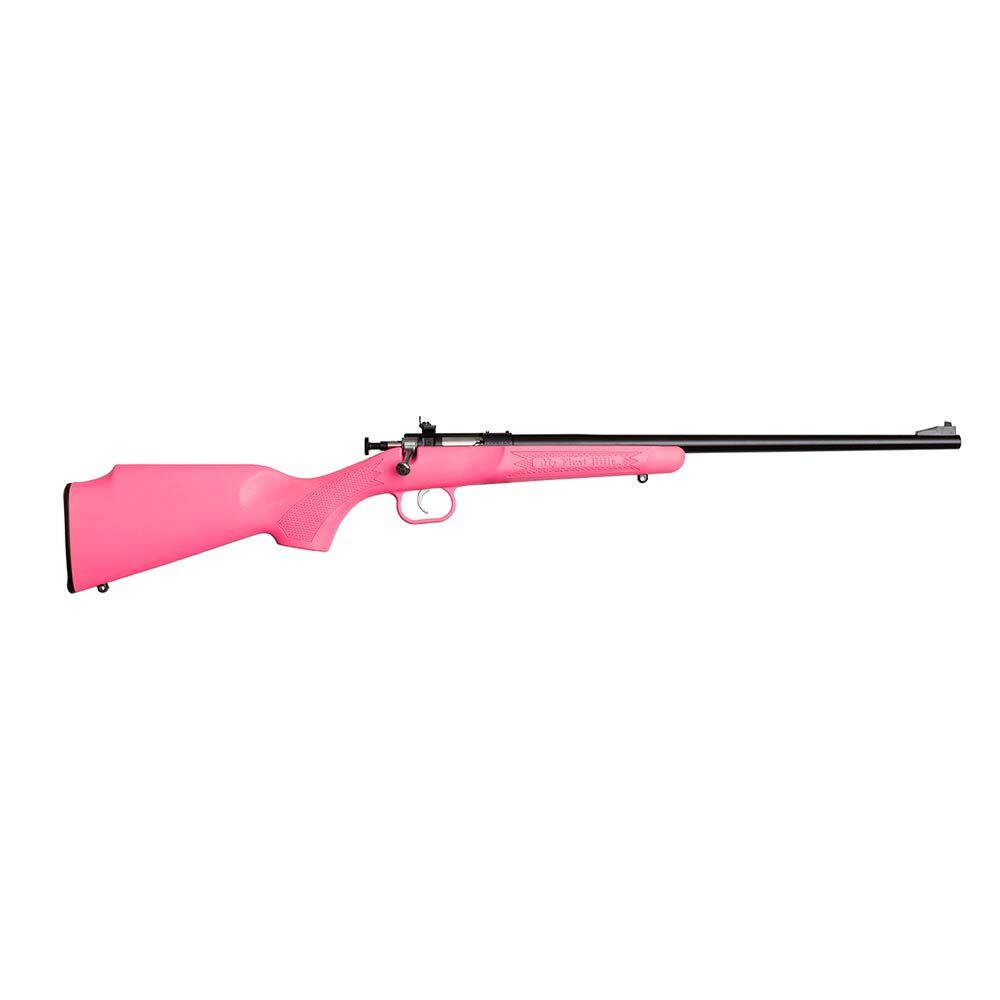 Keystone Crickett Pink Synthetic “My First Rifle” .22 LR 16.1" Bolt Action Rifle, 1-Rd