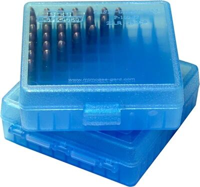 MTM Case-Gard Blue 10mm 45 ACP Flip-Top Ammo Box, 100-Rd