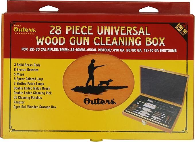 Outers Universal Gun Cleaning Kit, 28-Pc