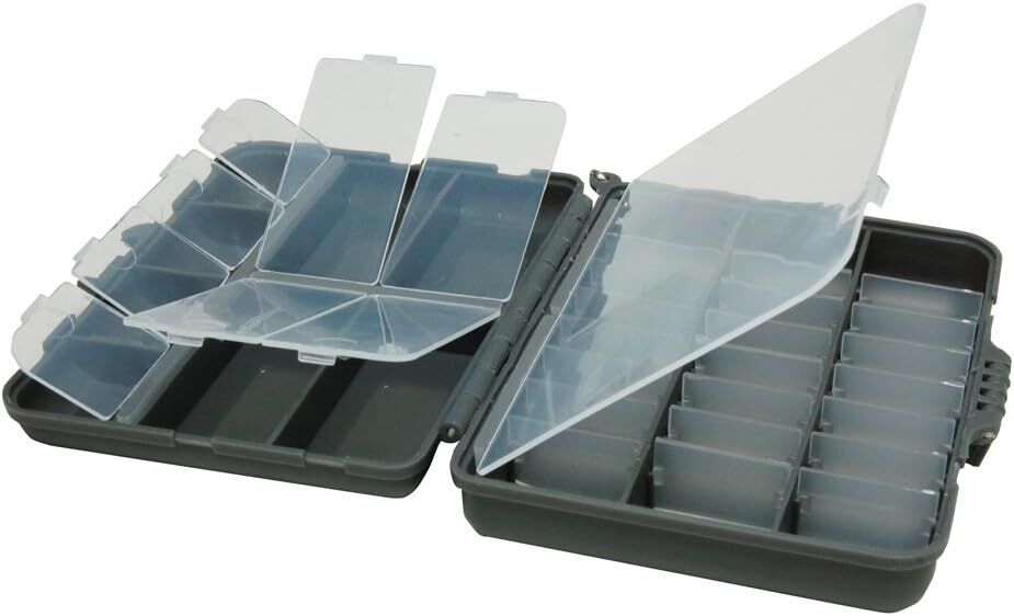 Plano Compact Gray/Clear Side by Side Tackle Box