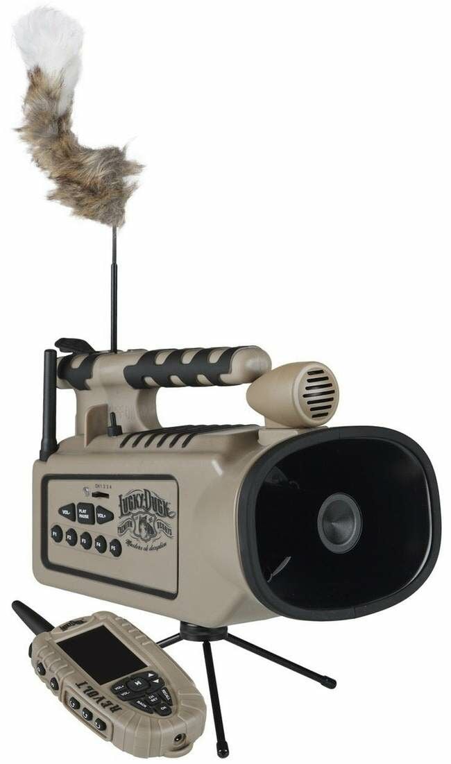 Lucky Duck Revolt E Caller Predator Decoy - Hunting Calls | Lucky