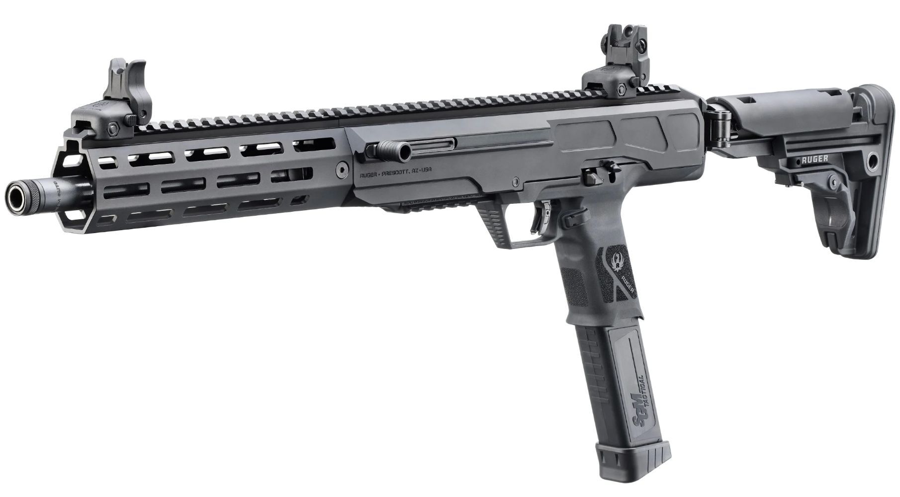 Ruger LC Carbine 10mm Auto 16.25'' Semi-Auto PCC Rifle, 30-Rd