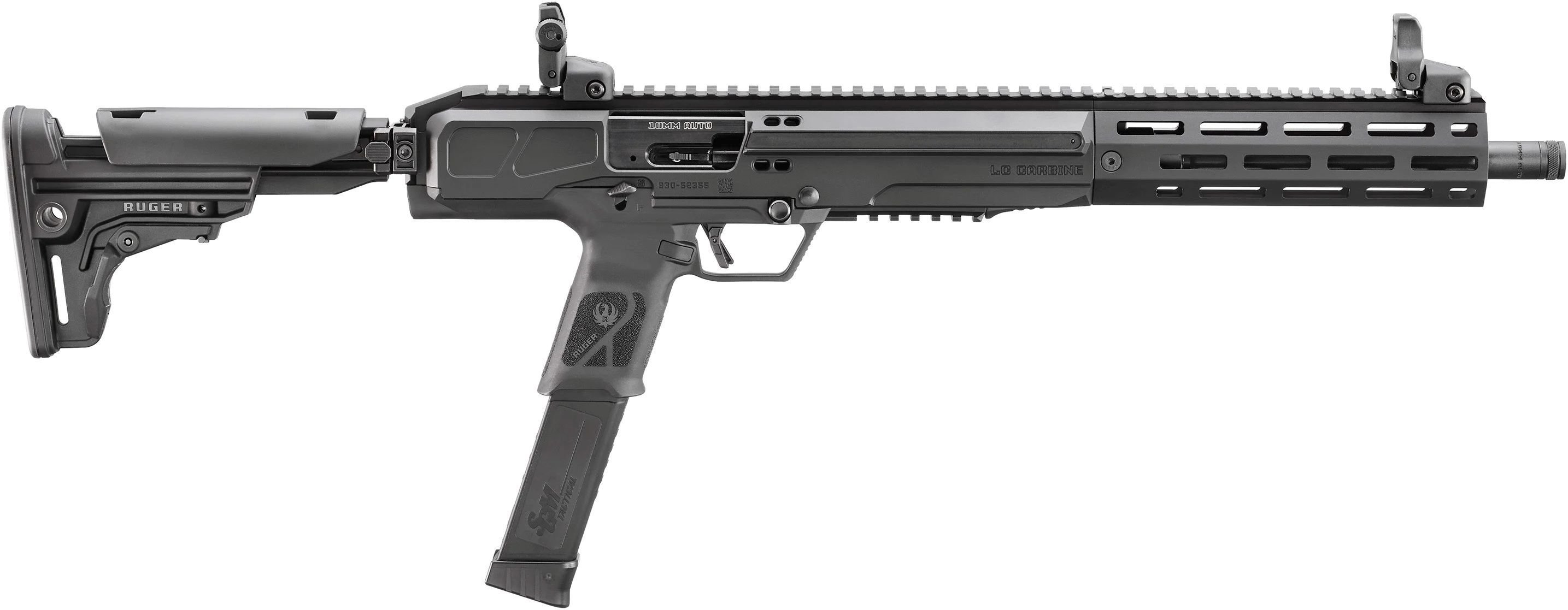 Ruger LC Carbine 10mm Auto 16.25'' Semi-Auto PCC Rifle, 30-Rd