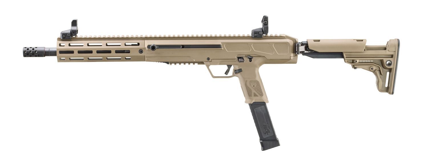 Ruger LC FDE 10mm Auto 16.25" Carbine, 30-Rd