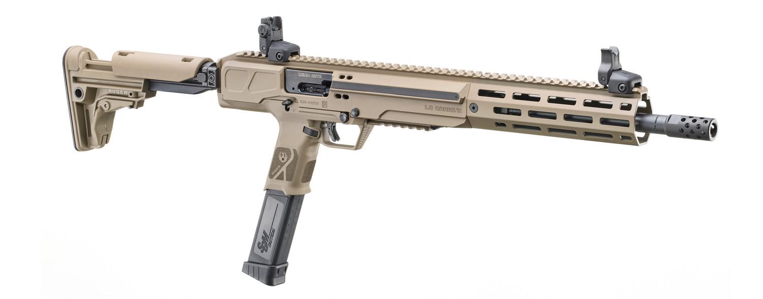 Ruger LC FDE 10mm Auto 16.25" Carbine, 30-Rd