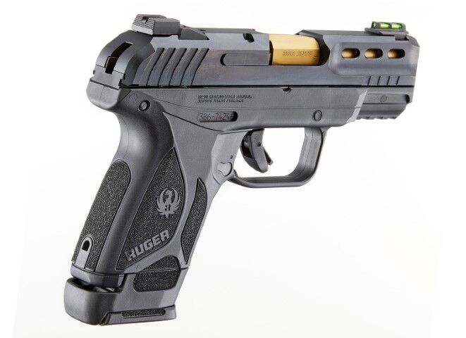 Ruger Security-380 .380 Auto Sub Compact Gold Barrel Pistol, 15-Rd