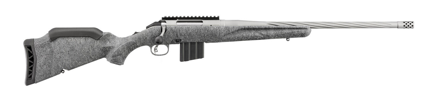 Ruger Grey Splatter American Generation II Rifle, 5-Rd