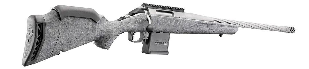 Ruger American Gen II Standard .204 Ruger 20'' Gray Splatter Bolt Action Rifle, 10-Rd