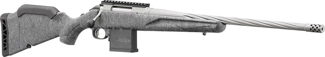 Ruger American Gen II Standard .204 Ruger 20'' Gray Splatter Bolt Action Rifle, 10-Rd