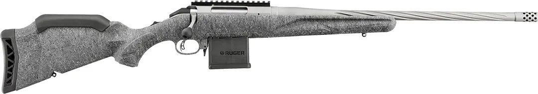 Ruger American Gen II Standard .204 Ruger 20'' Gray Splatter Bolt Action Rifle, 10-Rd