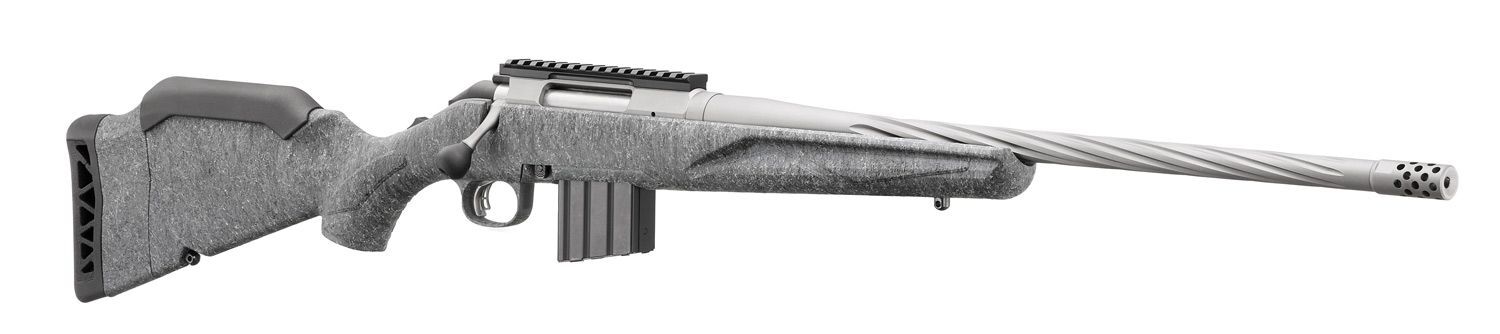 Ruger American Rifle Generation II 6mm ARC 20'' Gray Splatter Bolt Action Rifle, 10-Rd