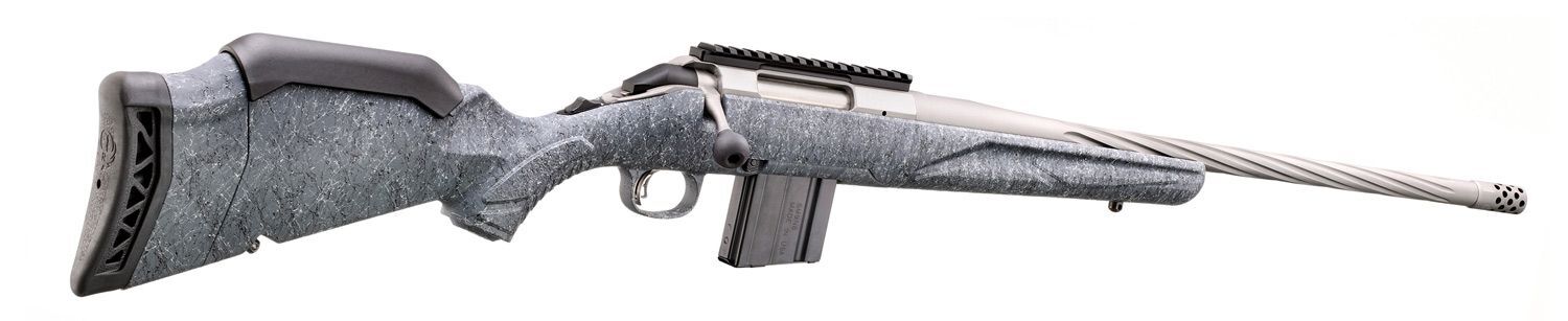 Ruger American Gen II Gray Splatter .22 ARC 20" Bolt Action Rifle, 10-Rd