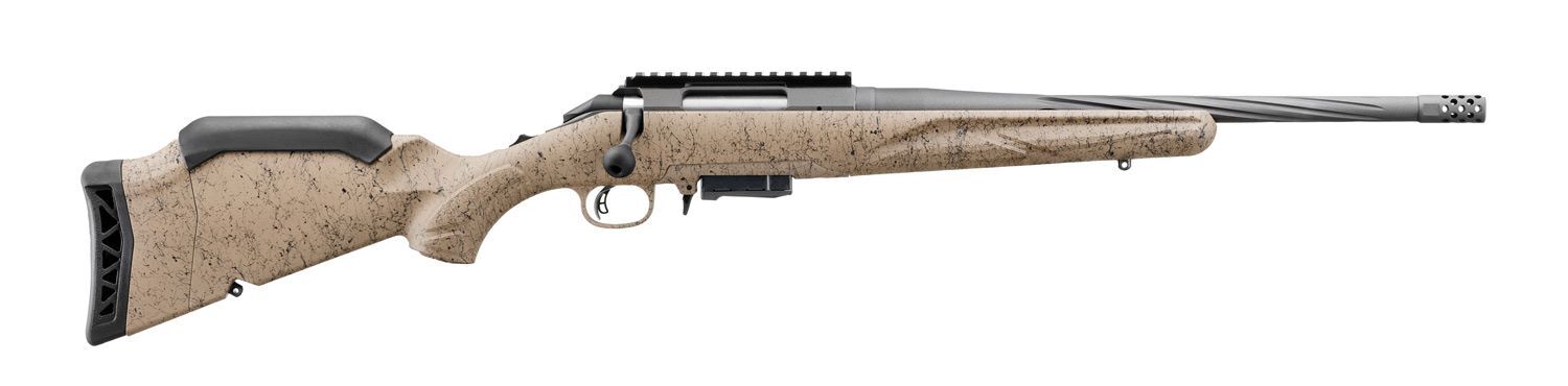 Ruger American Rifle Generation II Ranch 7.62x39mm 16.1" FDE Splatter Bolt Action Rifle, 5-Rd