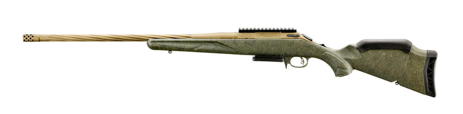 Ruger American Rifle Generation II Predator 6.5 Creedmoor 22" Green Bronze Bolt Action Rifle, 3-Rd
