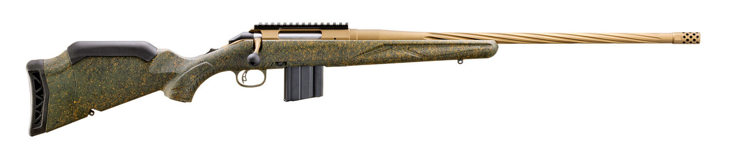 Ruger American Rifle Generation II Predator 22 ARC 22'' Green Bronze Bolt Action Rifle, 10-Rd