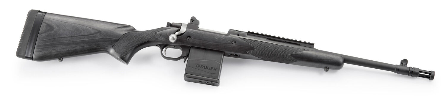 Ruger Scout .308 Win 16.1" Black Laminate Bolt Action Rifle, 10-Rd
