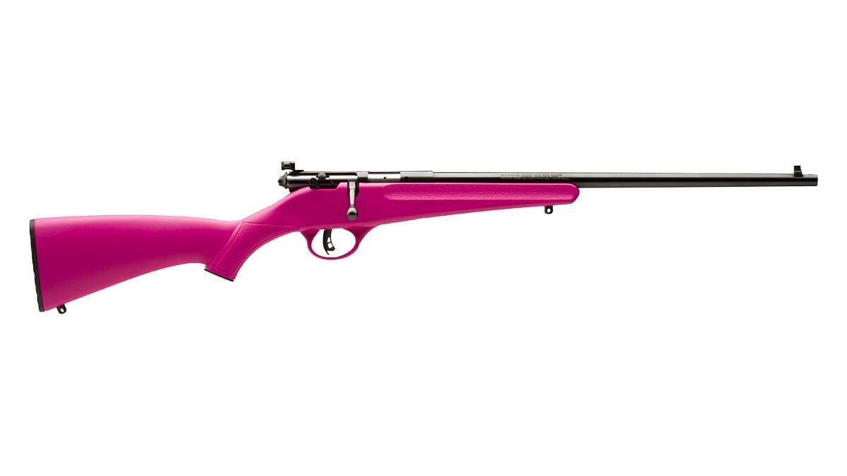 Savage Arms Pink Rascal .22 LR Bolt Action Rifle, 1-Rd