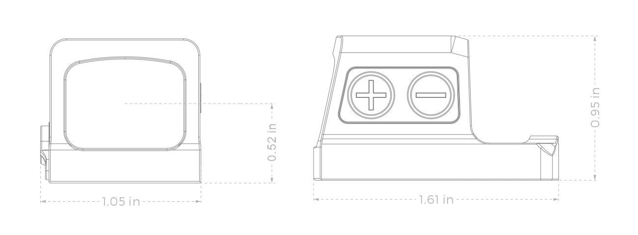 Holosun EPS-Carry MRS Solar FDE Green Dot Pistol Sight