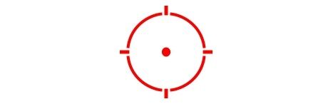 Holosun SCRS RD MRS Solar 1x20mm Red Dot Rifle Sight