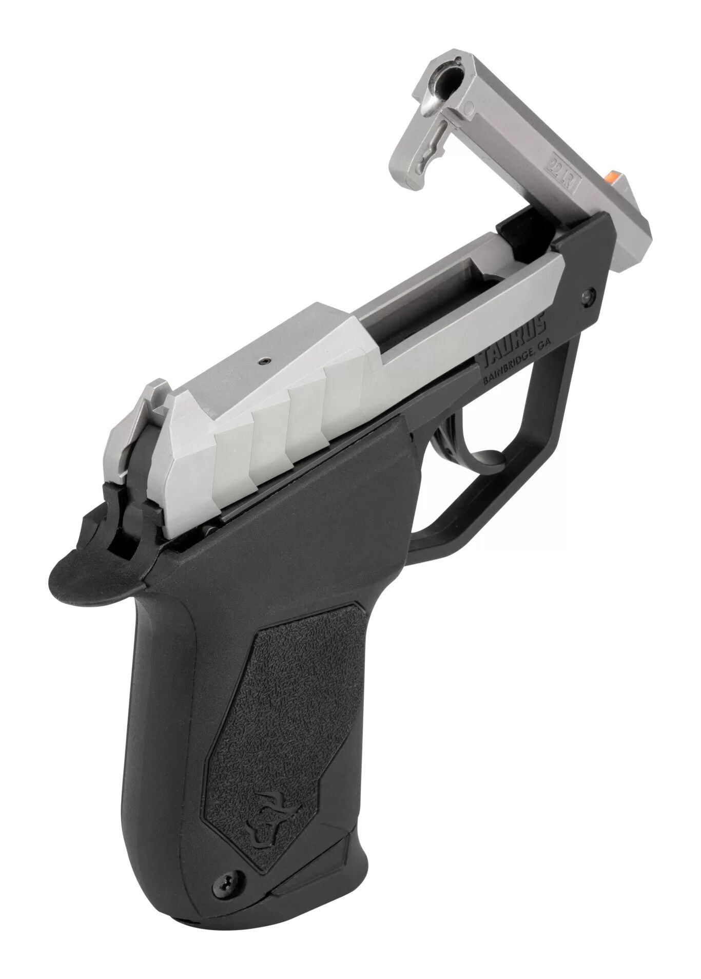 Taurus 22 TUC .22 LR Stainless Steel Micro-Compact Double Action Only Pistol, 9-Rd