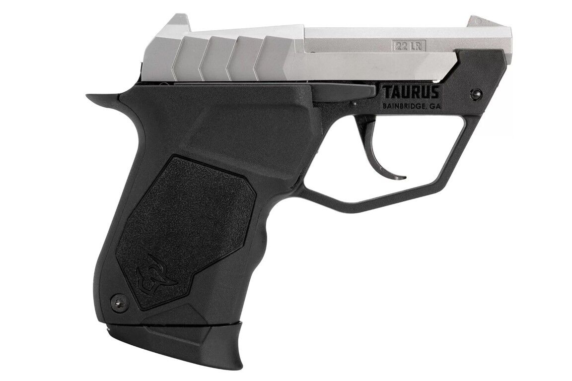 Taurus 22 TUC .22 LR Stainless Steel Micro-Compact Double Action Only Pistol, 9-Rd