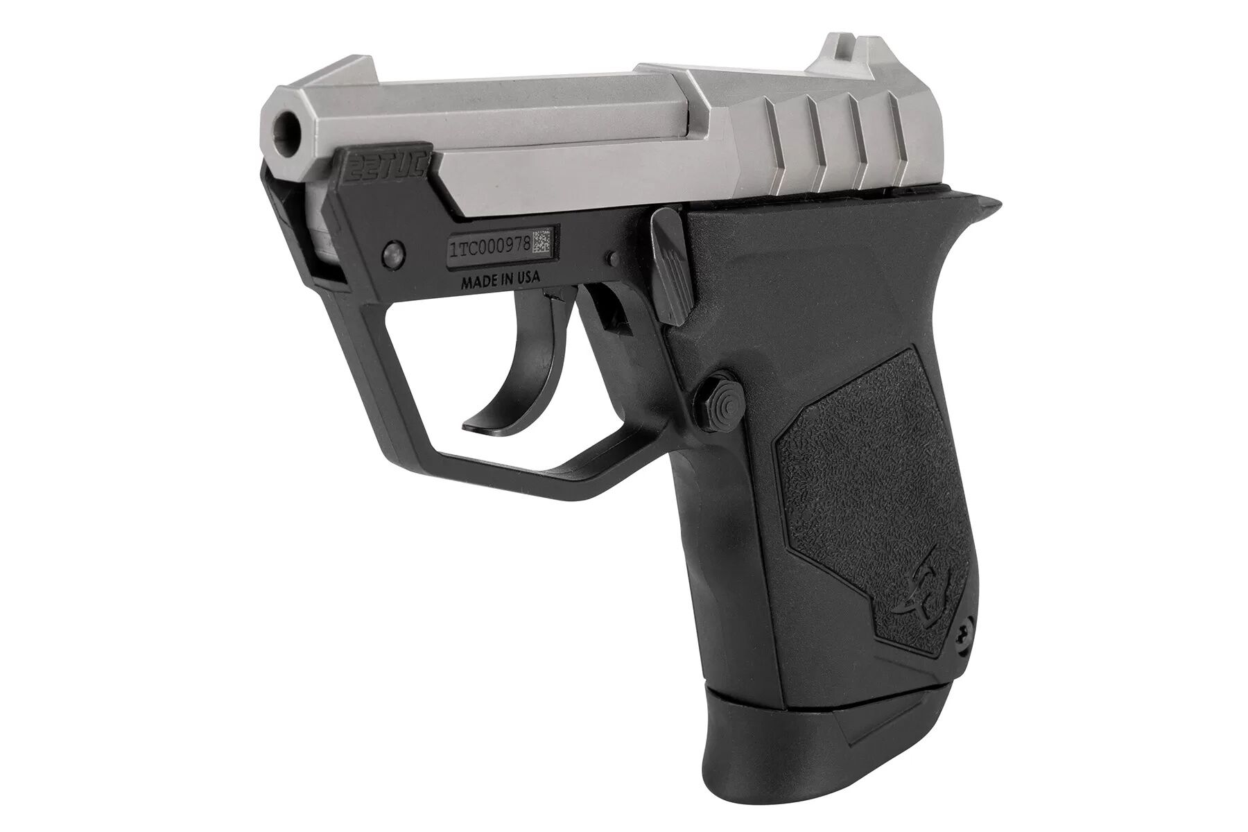 Taurus 22 TUC .22 LR Stainless Steel Micro-Compact Double Action Only Pistol, 9-Rd