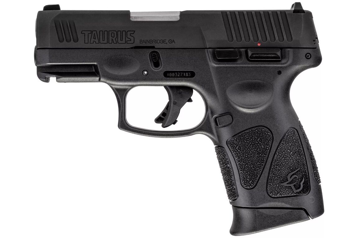 Taurus G3C 9mm Compact Pistol With Manual Safety, 12-Rd