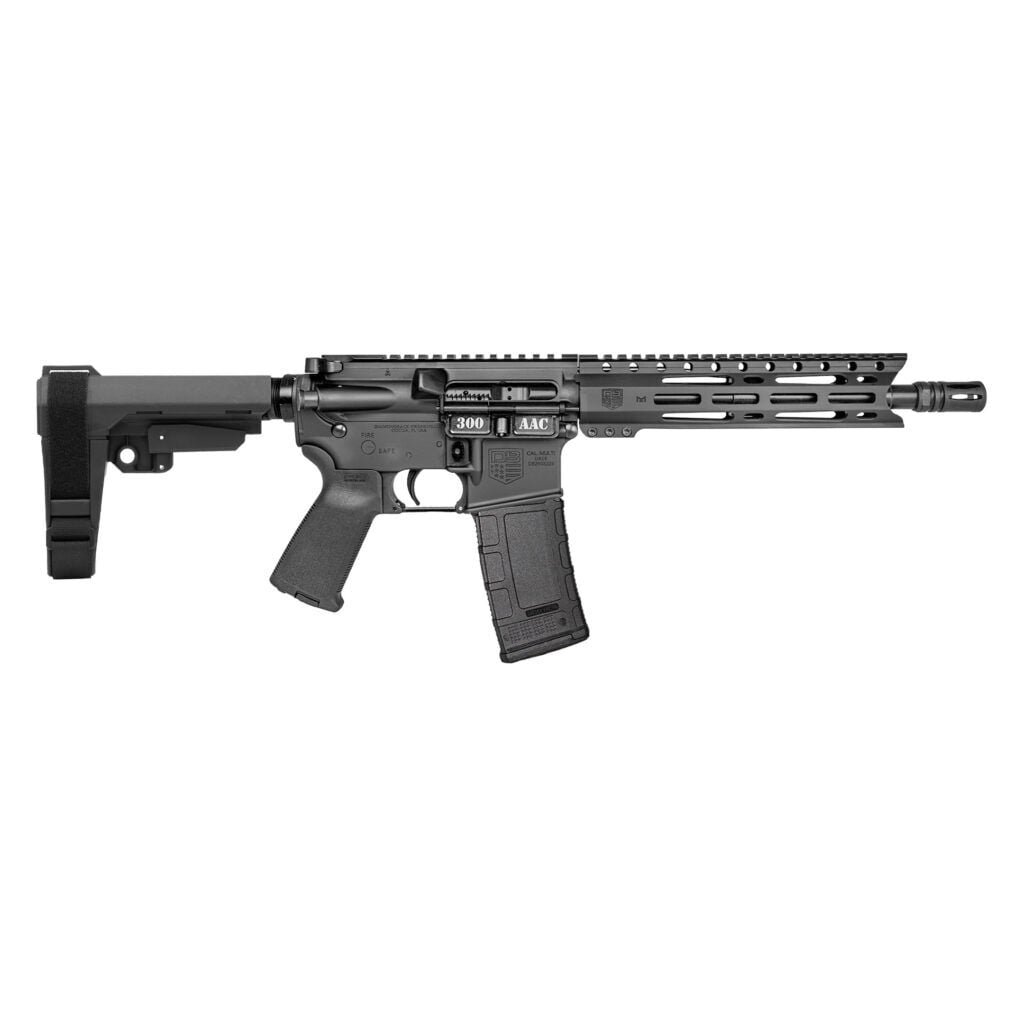 DiamondBack DB15 .300 Blackout 10" Semi-Auto Braced AR-15 Pistol, 30-Rd