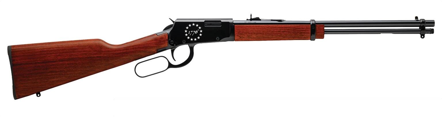 リベンジ Rossi Rio Bravo .22 LR 18-In Wood Stock/1776 Engraved Lever Action