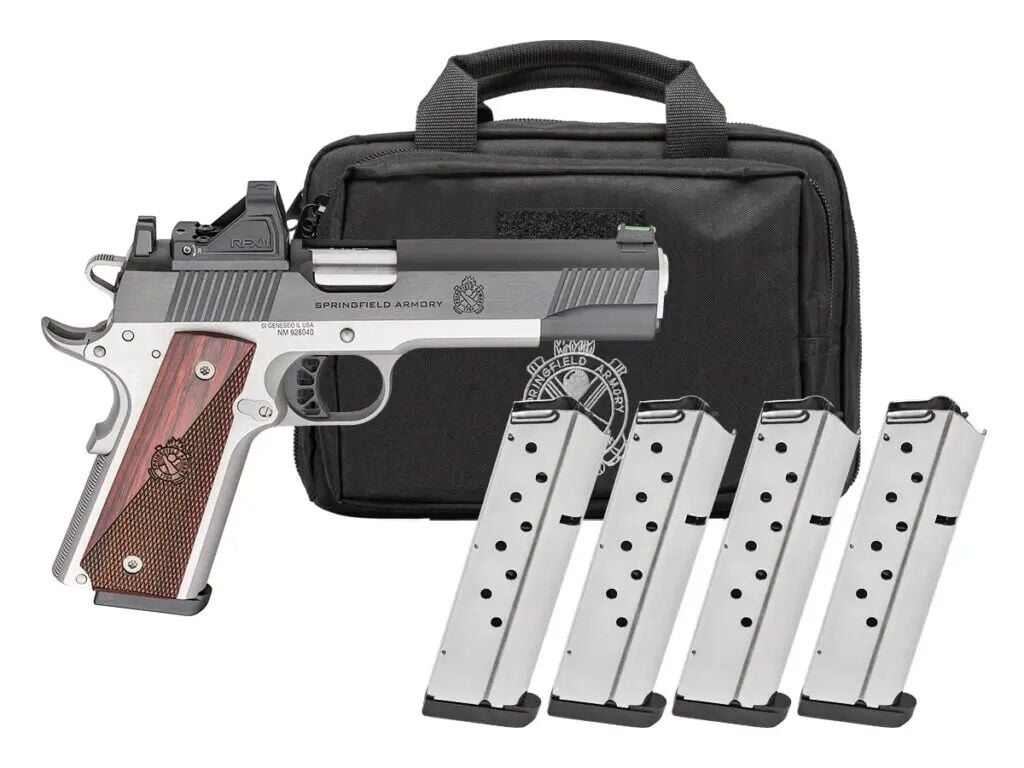 Springfield Armory 1911 Ronin AOS .45 Auto Full Size Optics Ready Pistol, 8 rd.