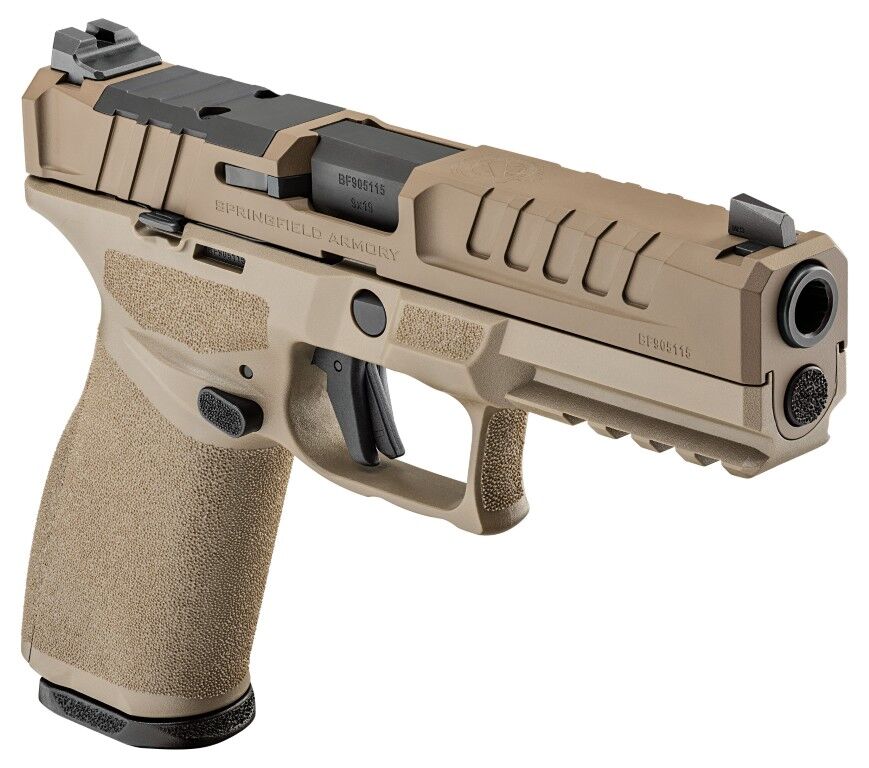 Springfield Armory Echelon 4.5F 9mm Full Size FDE Optics Ready Pistol Gear Up Bundle, 20-Rd